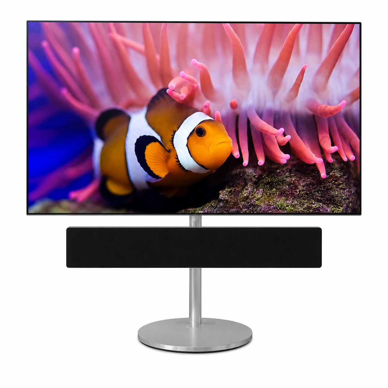 Gulvstand til BeoSound Stage med LG GX og G1/G16-serien - Aluminium - LBS.dk