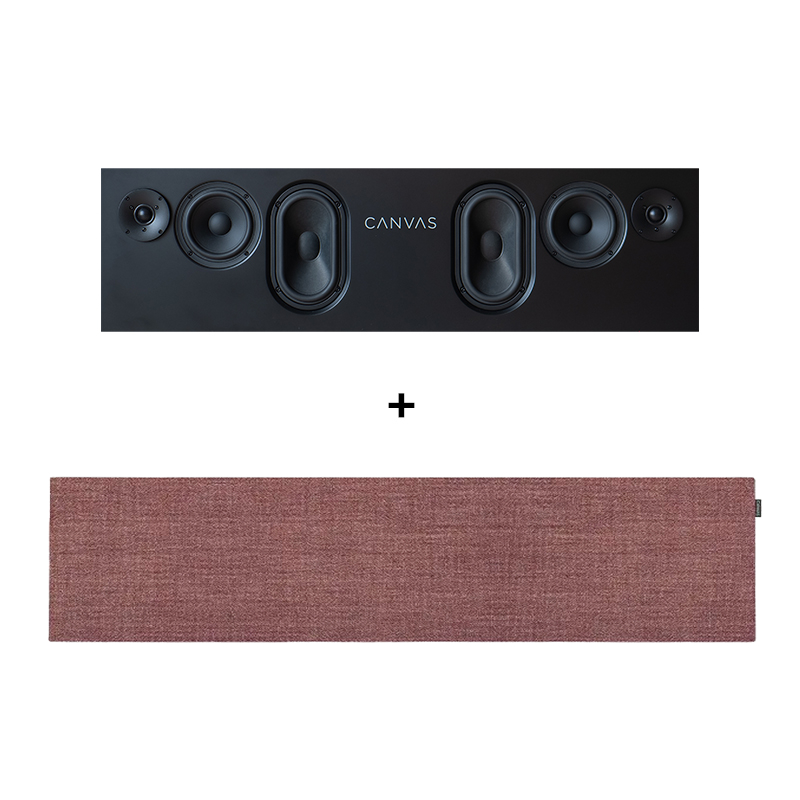 CANVAS 85" Burnt Umber - HiFi Soundbar - LBS.dk