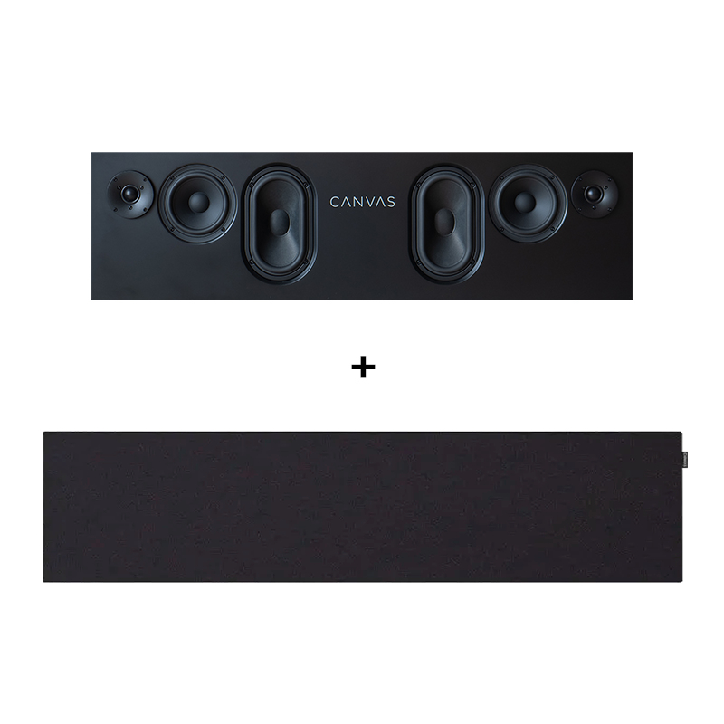 CANVAS 77" Black - HiFi Soundbar - LBS.dk