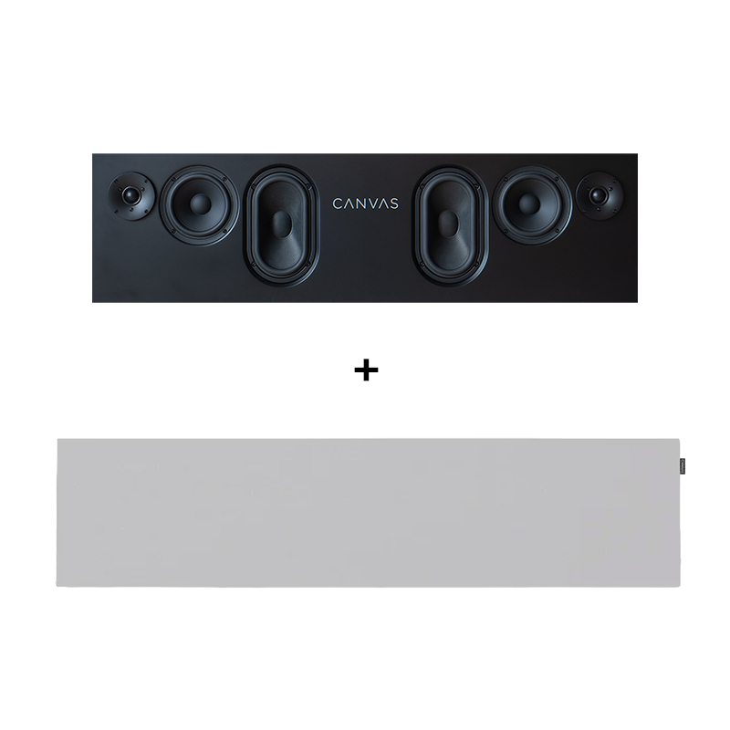 CANVAS 65" Light Grey - HiFi Soundbar - LBS.dk
