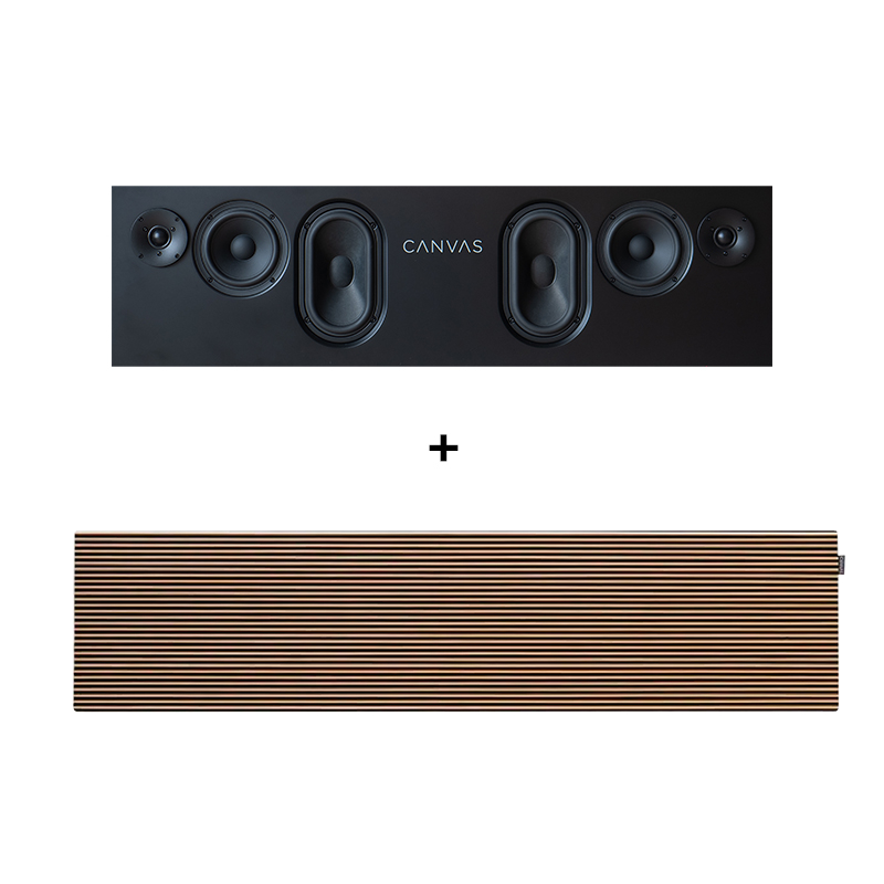 CANVAS 75" Light Oak - HiFi Soundbar - LBS.dk