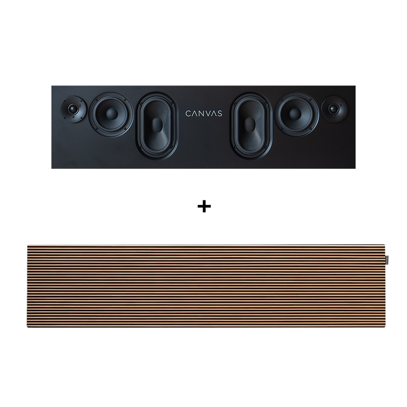 CANVAS 85" Light Oak - HiFi Soundbar - LBS.dk