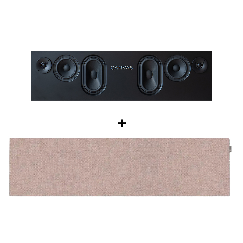 CANVAS 77" Milled Ochre - HiFi Soundbar - LBS.dk