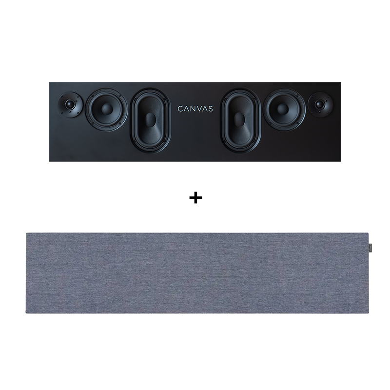 CANVAS 77" Ocean Grey - HiFi Soundbar - LBS.dk