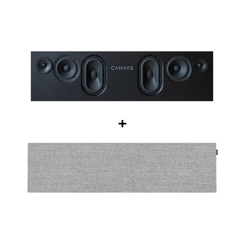 CANVAS 55" Structure Grey - HiFi Soundbar - LBS.dk