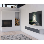 Unnu 13S med tilbehør. Hvid med sort stoflåge