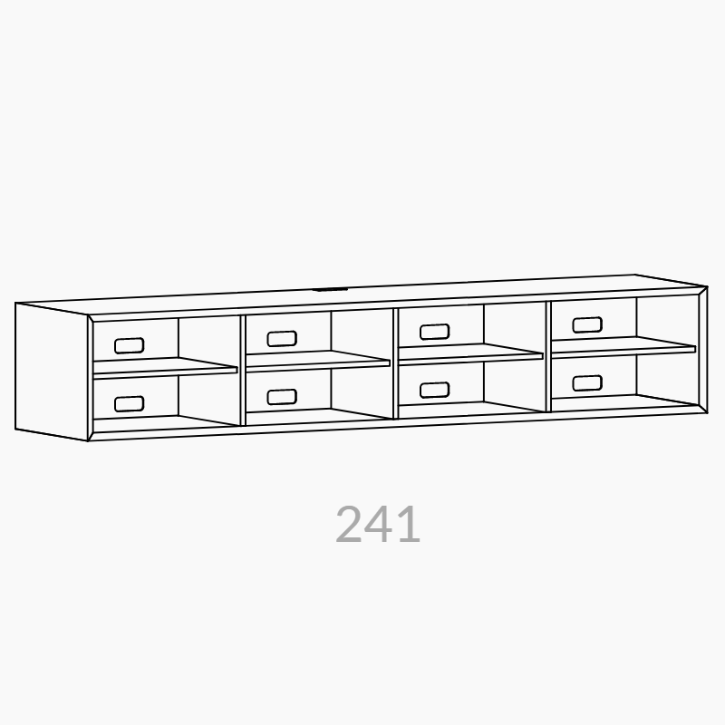 Clic 241 grundmodul. Eg finér