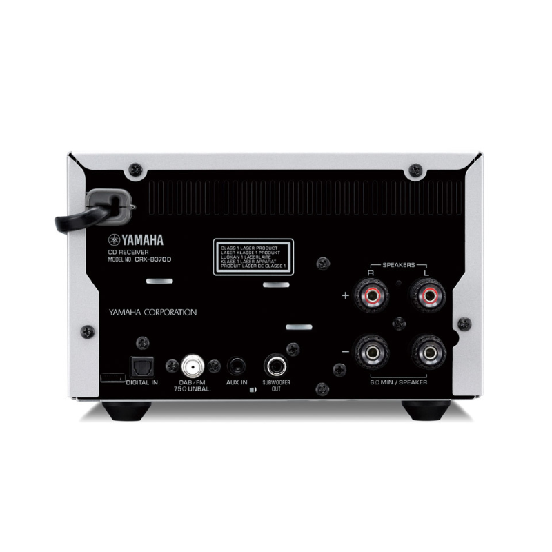 Yamaha CRX-B370D CD-receiver - Sølv