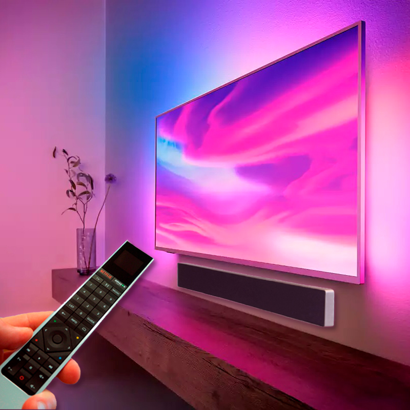 Beosound Stage + 65" OLED Smart-TV Ambilight - LBS.dk