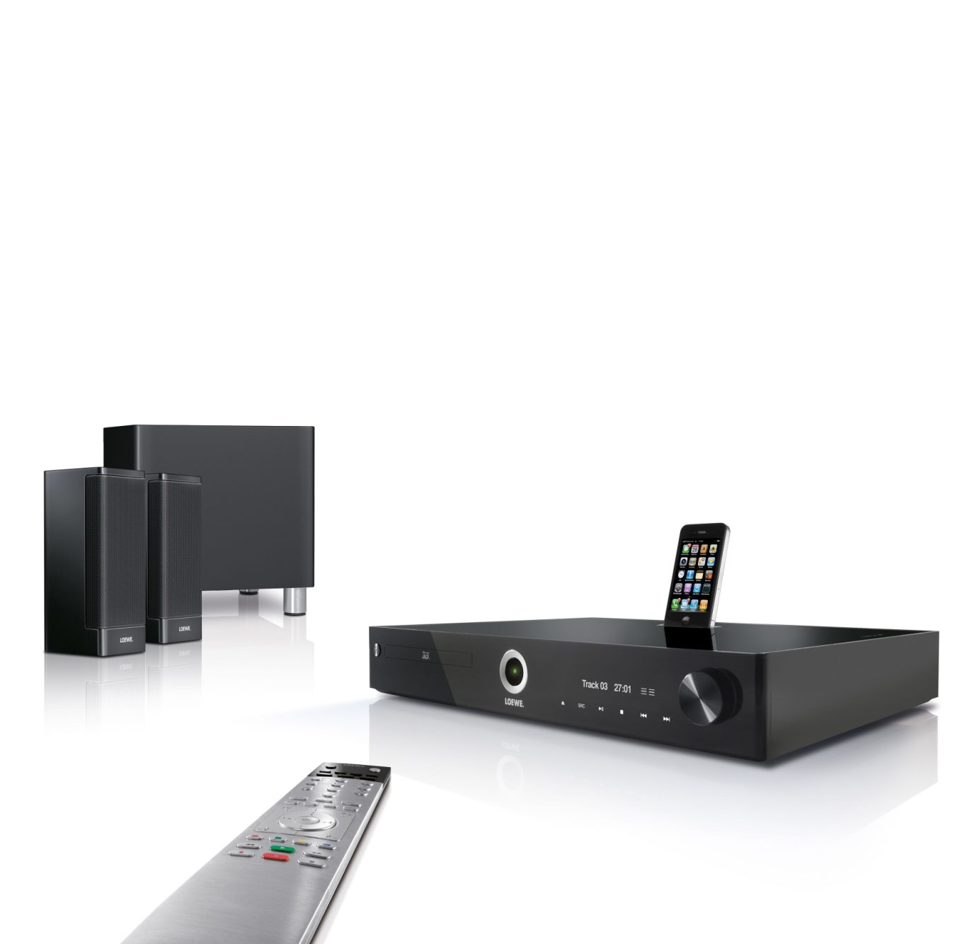 Home Cinema Set 5.1 alu black - LBS.dk