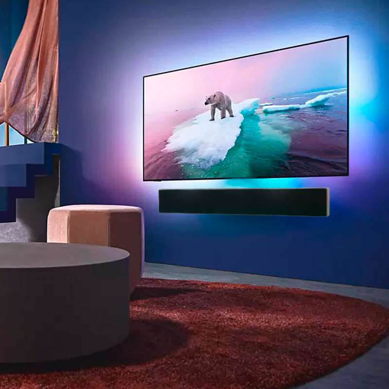 Beosound Stage + 55" OLED Smart-TV Ambilight - LBS.dk