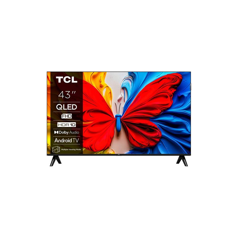 TCL 43" QLED Android TV V5C - LBS.dk
